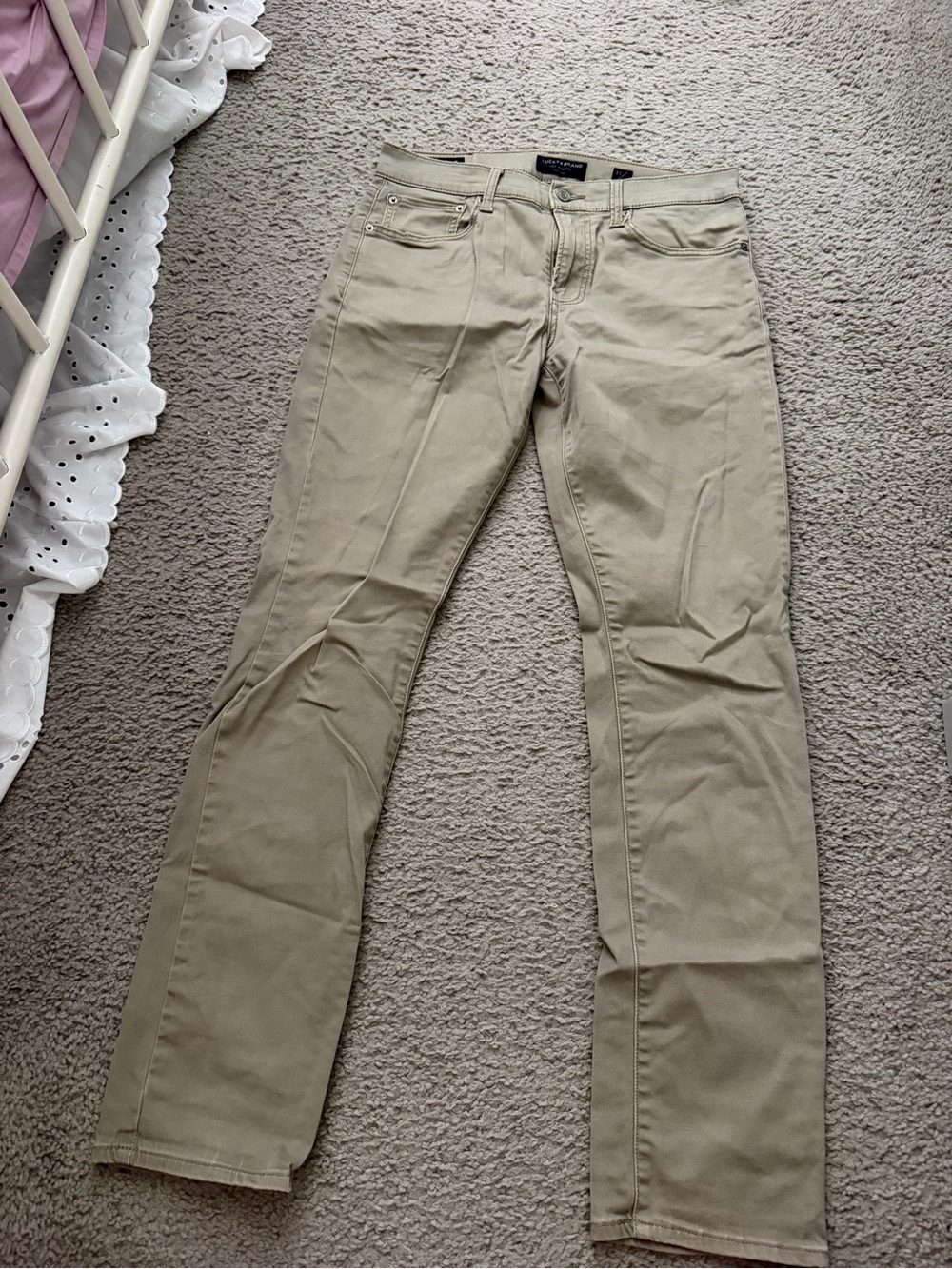 Lucky Brand Beige/Tan Men’s Casual Pants